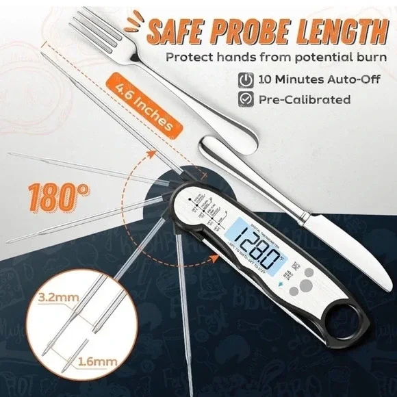 NWT Digital Meat Thermometer - Picture 8 of 9